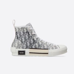 Dior high top sneakers black and white